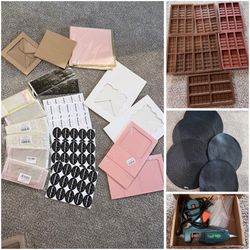 Used baking and dessert packaging supplies for sale.