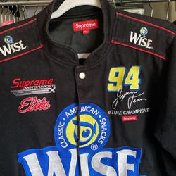 Supreme Wise Racing Jacket rare 