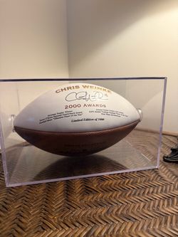 2000 Heisman Trophy Winner Chris Weinke signed limited edition football