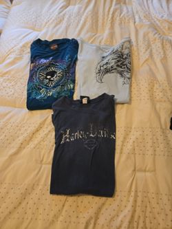Harley-Davidson T-Shirts Lot of 3