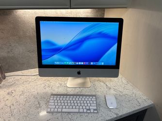 Apple iMac all in one desktop computer bundle very clean and sleek LOOK