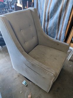 Grey nursery chair