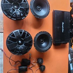 Phoenix Gold Car Audio Amp And Speakers 