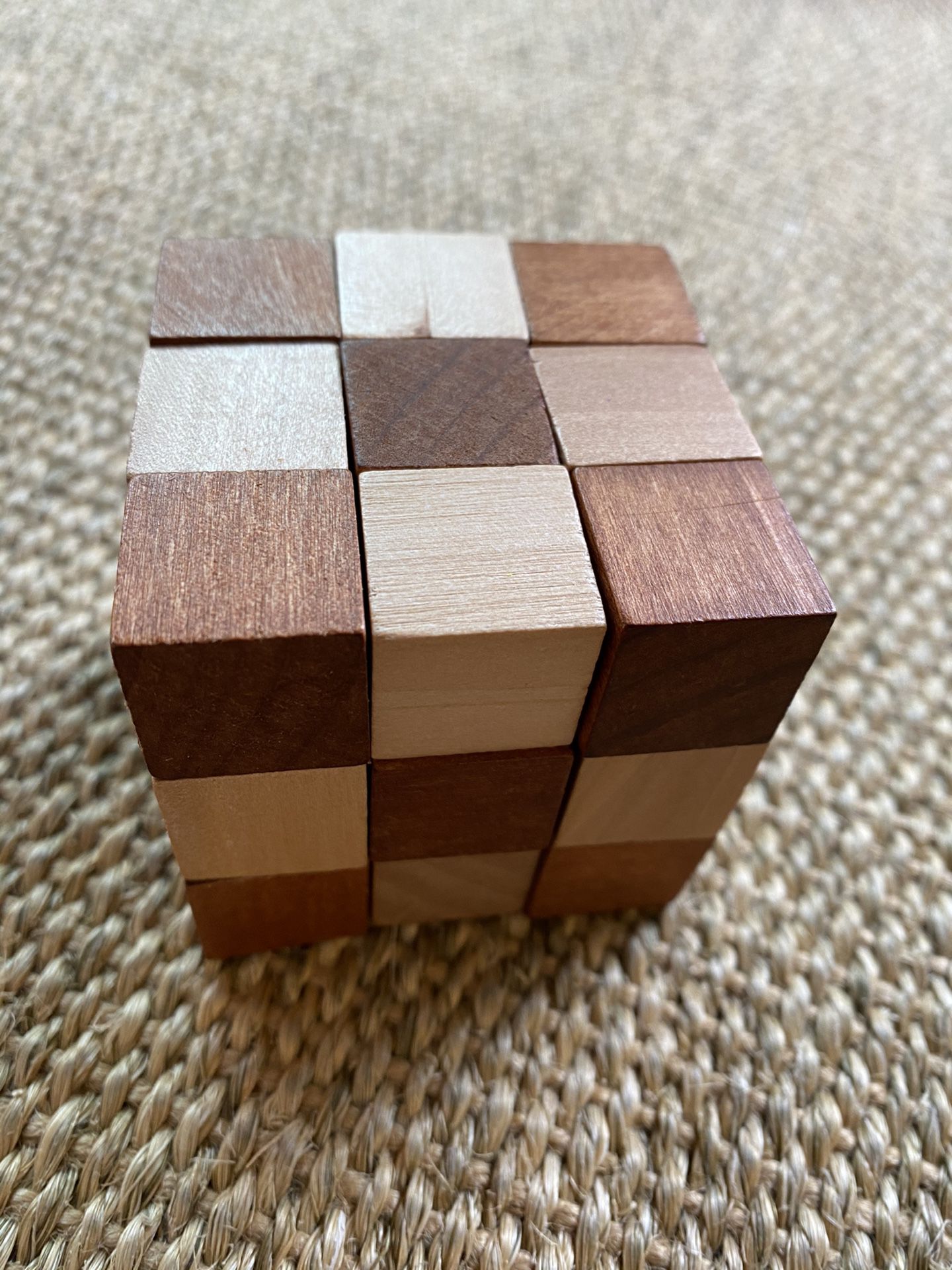 Snake Cube Wooden Puzzle (NEW)