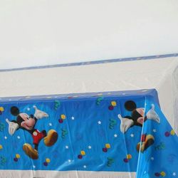 Mickey birthday party tablecloth