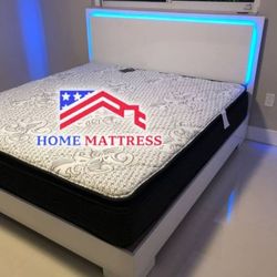 Bed Frame Camas Nuevas  🔴 Mattress Colchón Precio Adicional 