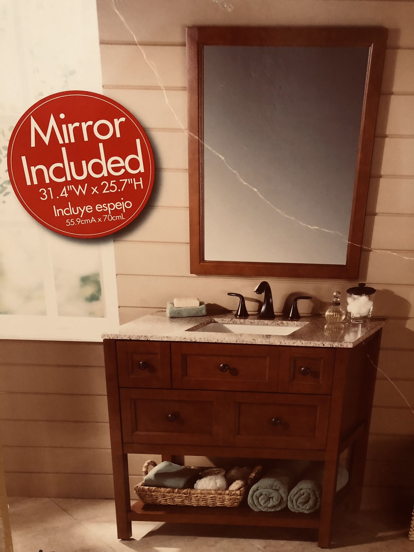 Ashland Collection 3 Piece Vanity Set