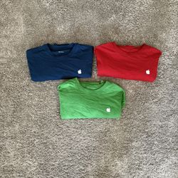 Collection of Apple shirts 