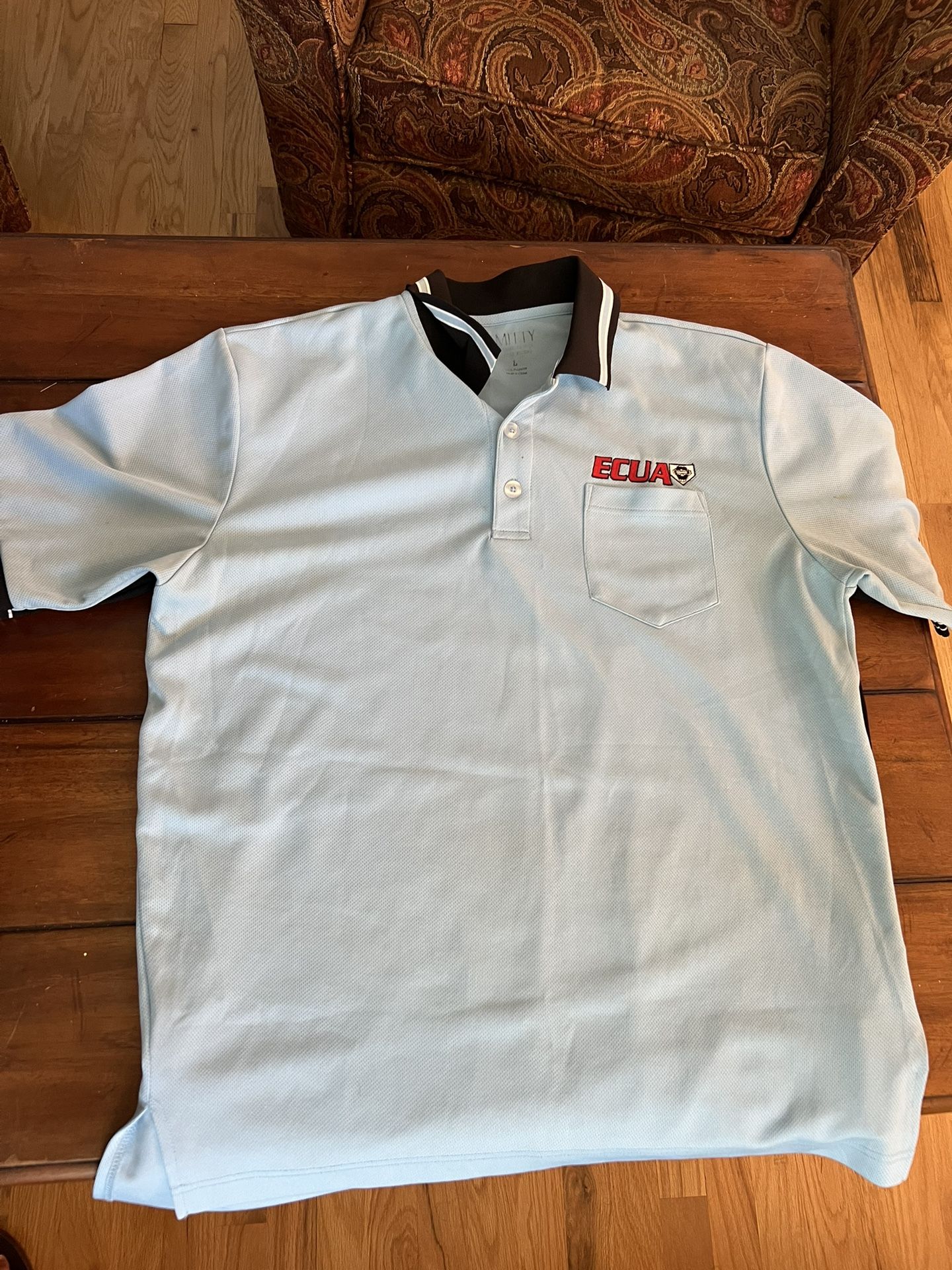 Light Blue Baseball Umpires Jersey