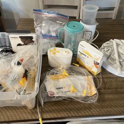 Medela Pump + Bottle Warmer, Drying Rack, Formula Mixer & More