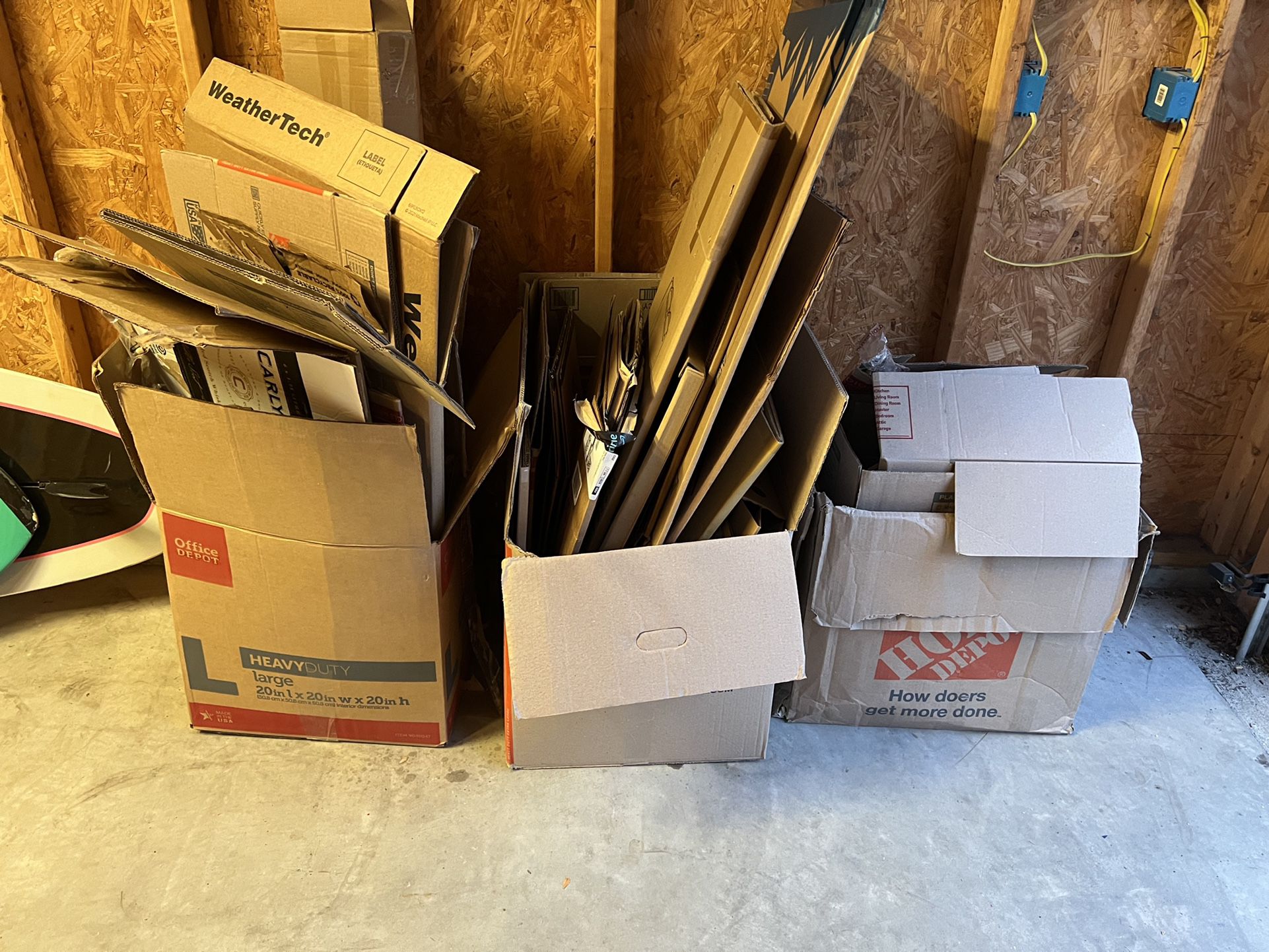 Used Packing Moving Boxes 