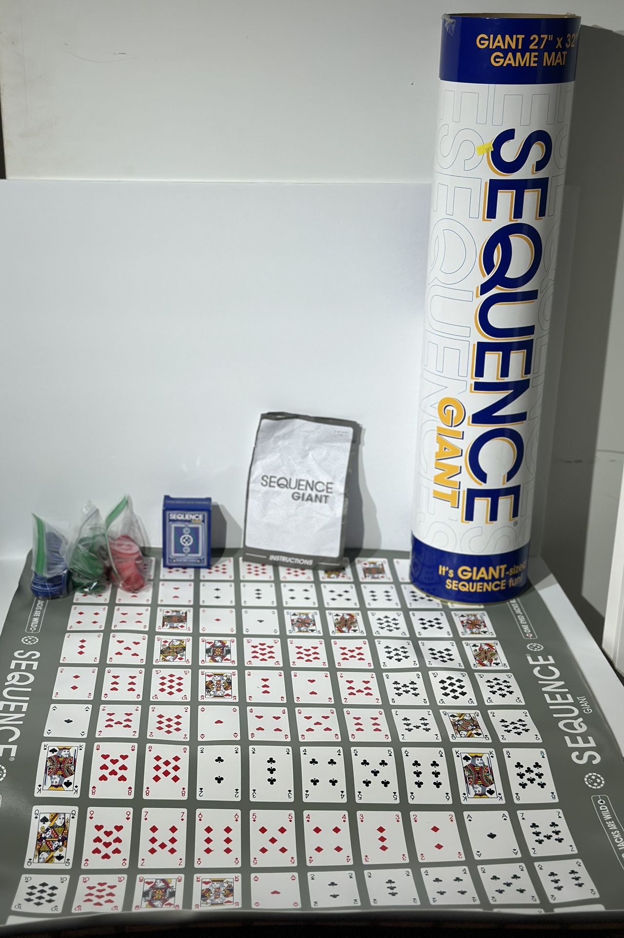 Complete Sequence Board Game Giant Mat