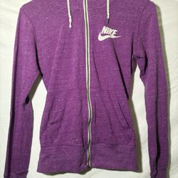 WOMEN XS PURPLE NIKE HOODIE