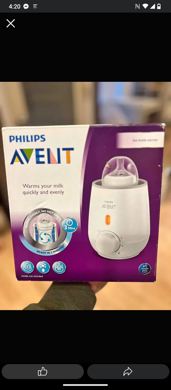 Used Baby Bottle Warmer 
