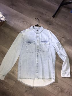 Denim Blue Button Up