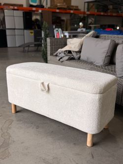 White footrest Stool