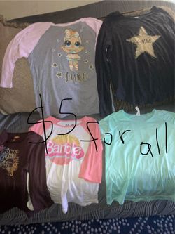 Girls shirts size 14/16,