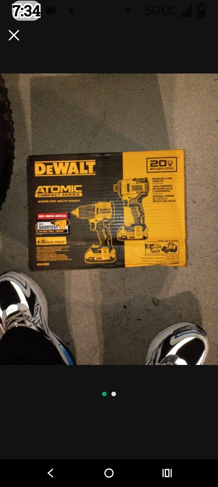 DeWalt Compact Series Combo Kit Impact Driver And Hammer Drill Plus Charger