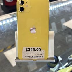 Apple iPhone 11 128 GB YELLOW