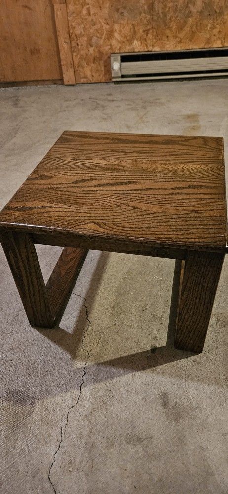 Vintage Solid Wood Side Table