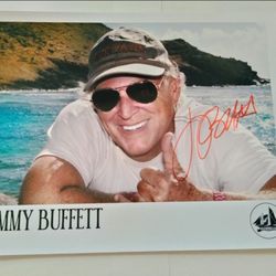 Jimmy Buffett Autographed Photo 