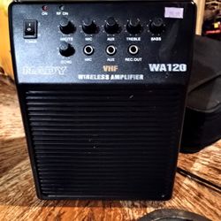Nady VHF Wa120 Wireless Amplifier With Microphone 