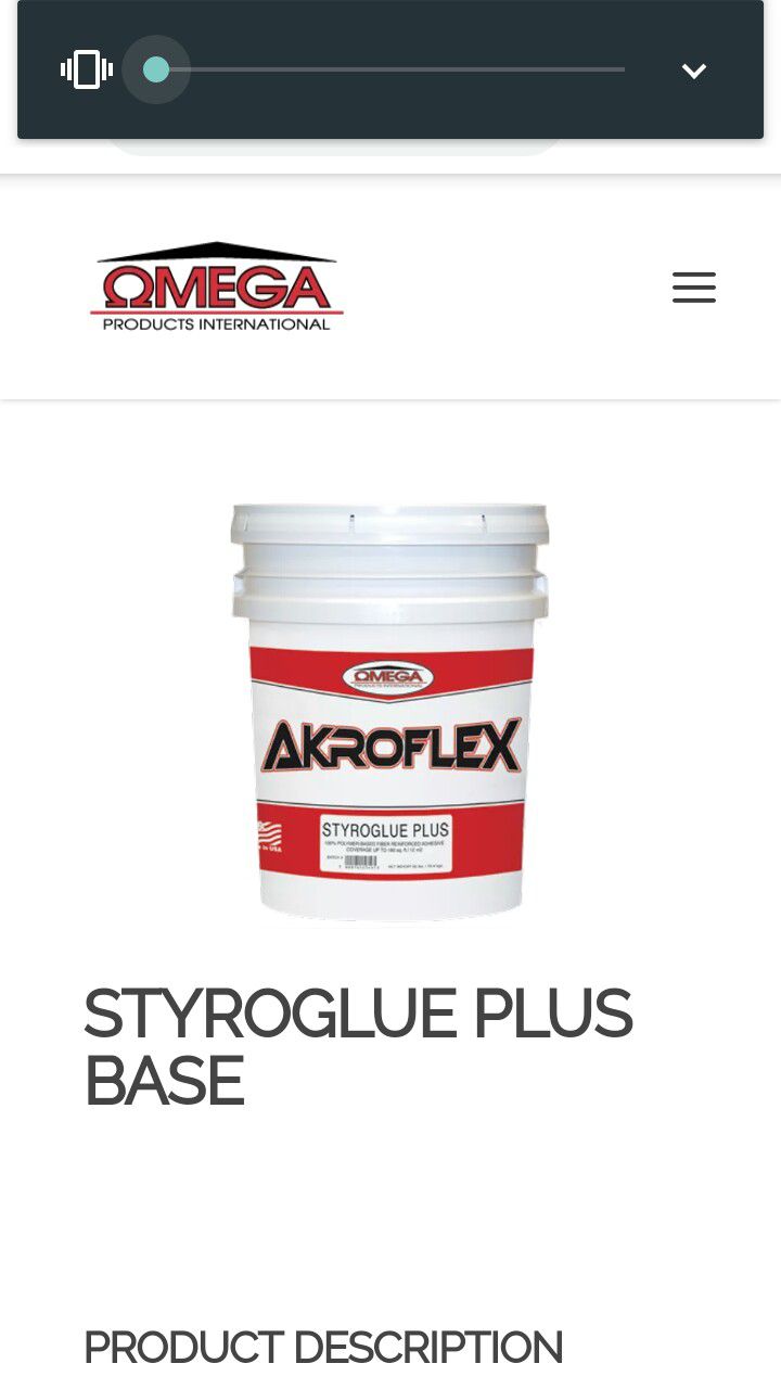 StyroGlue Base - Omega Products International