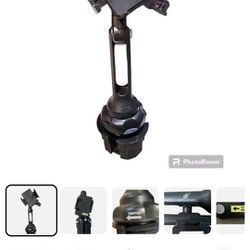 Bulb Head Phone Crane Mount for Car, As Seen On TV, Ultra-Long Arm 360 rotation