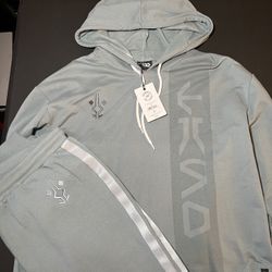 New Juniors Heroes & Villains Blue Star Wars Ahsoka Fleece Pullover Hoodie &  Joggers - with tags