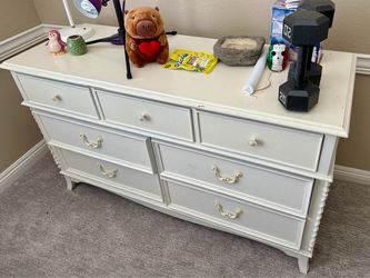 Wooden Dresser and Nightstand