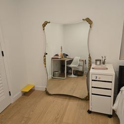 Mirror With Gold Edges