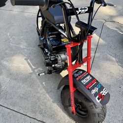 Brand new minibike with exhaust and intake included ready to be installed