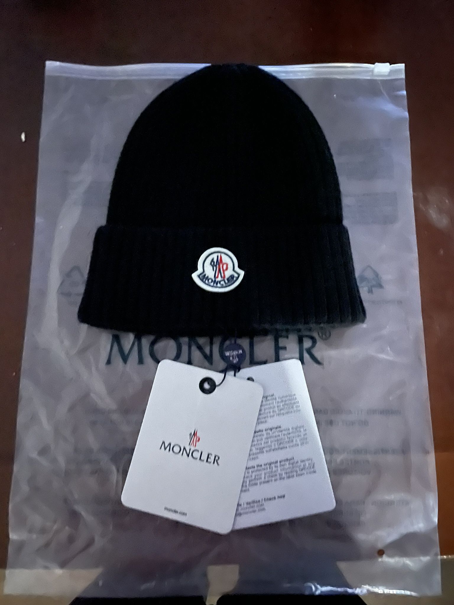 1:1 Moncler Beanie One Size Hat 
