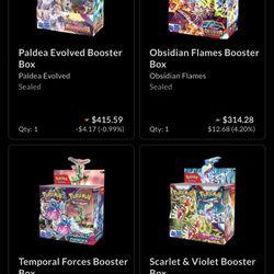 POKEMON LOT BOOSTER BOXS