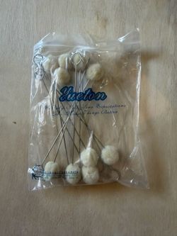 yueton Pack of 10 Wool Daubers with Metal Handle for Leather Dyes, Sealers