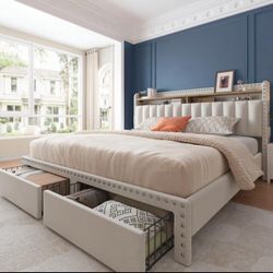queen bed 