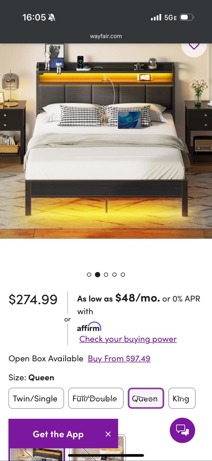 Queen Bed Frame And Mattress