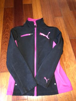 Puma girls zip up jacket