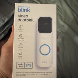 Blink Video Doorbell New White
