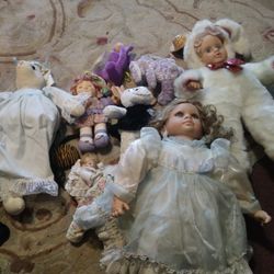 Vintage Dolls.different Prices.