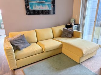 IKEA couch  with chaise and storage