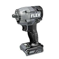Flex NO BATTERY 24Volts 300ft-lbs 1/2in Impact Wrench Cordless Variable Speed Brushless - New
