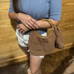 Purse Crochet (hand Made Hand Bag)