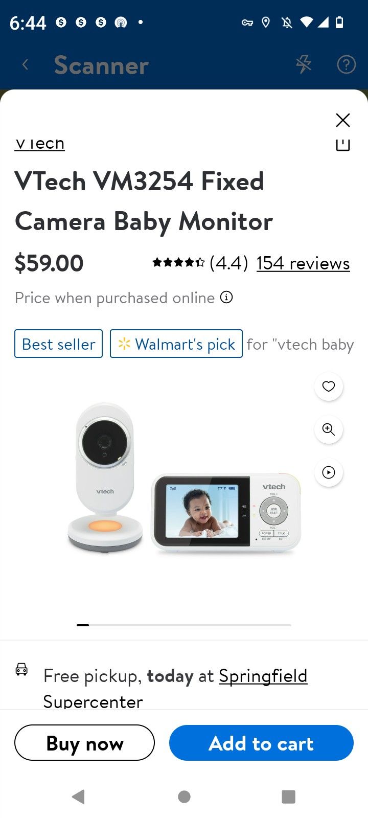 Baby Monitor And Camera  $$35