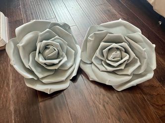 Foam Rose Wall Decor (Set of 2)