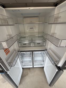 Whirlpool Refrigerator WRQA59CNKZ 36" counter depth 4 door refrigerator