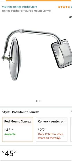 Stainless Steel Pod Mirror 