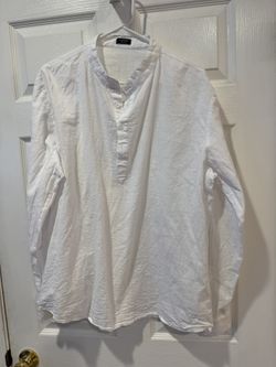 Men’s Dress Shirt Cotton / Hemp (size L)