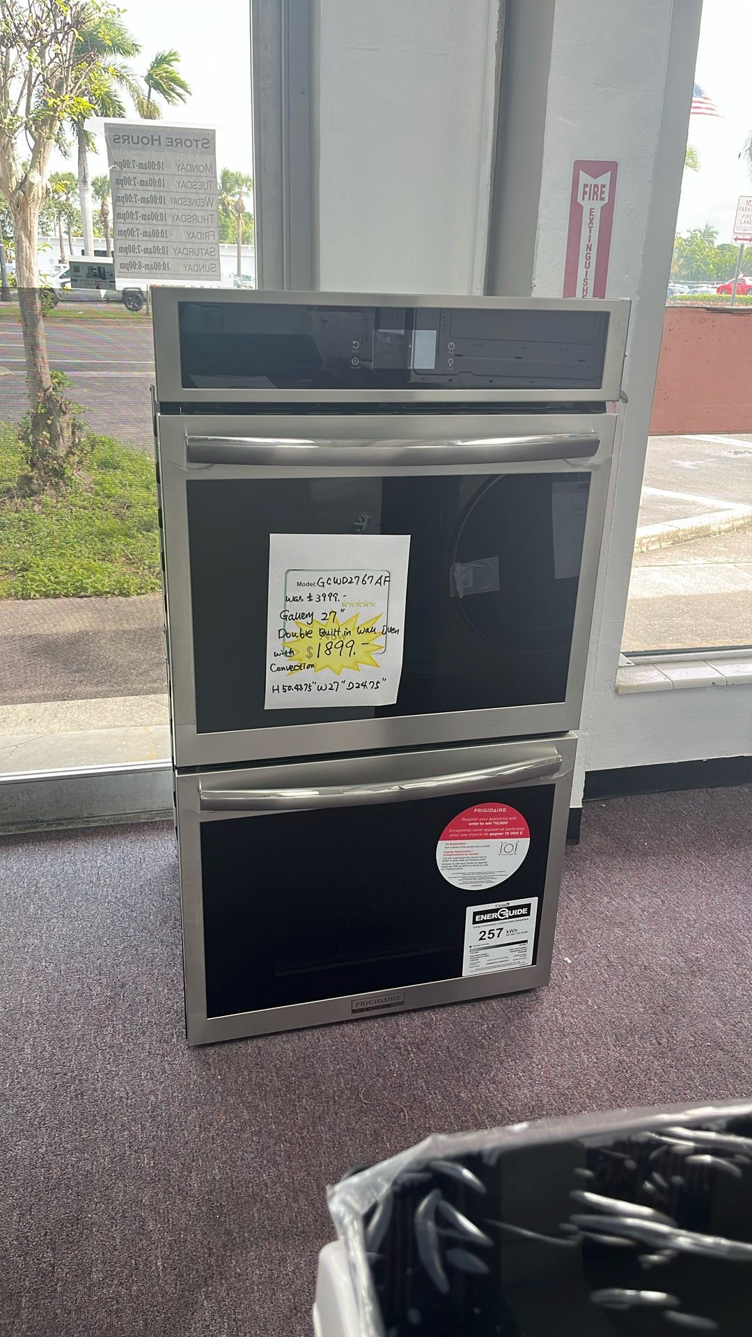 Double Oven Frigidaire Gallery New Open Box