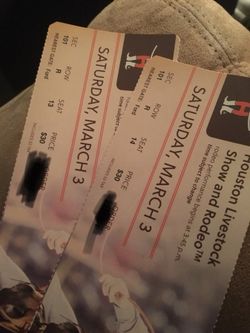 2 tickets for today sec 101 $60